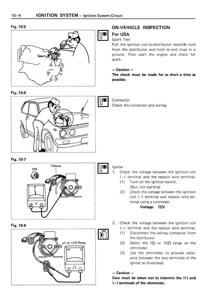 Toyota Service Manual - T Engine - Page 10-04 (100dpi) - Retro JDM